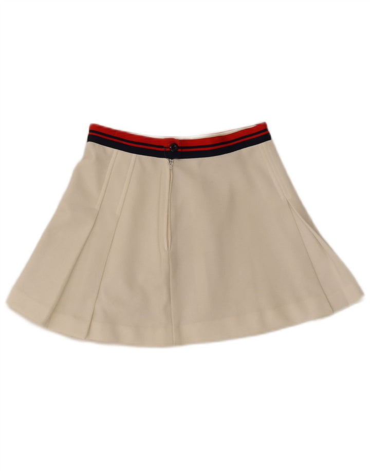 ELLESSE Womens Tennis Skirt IT 42 Medium  White Colourblock