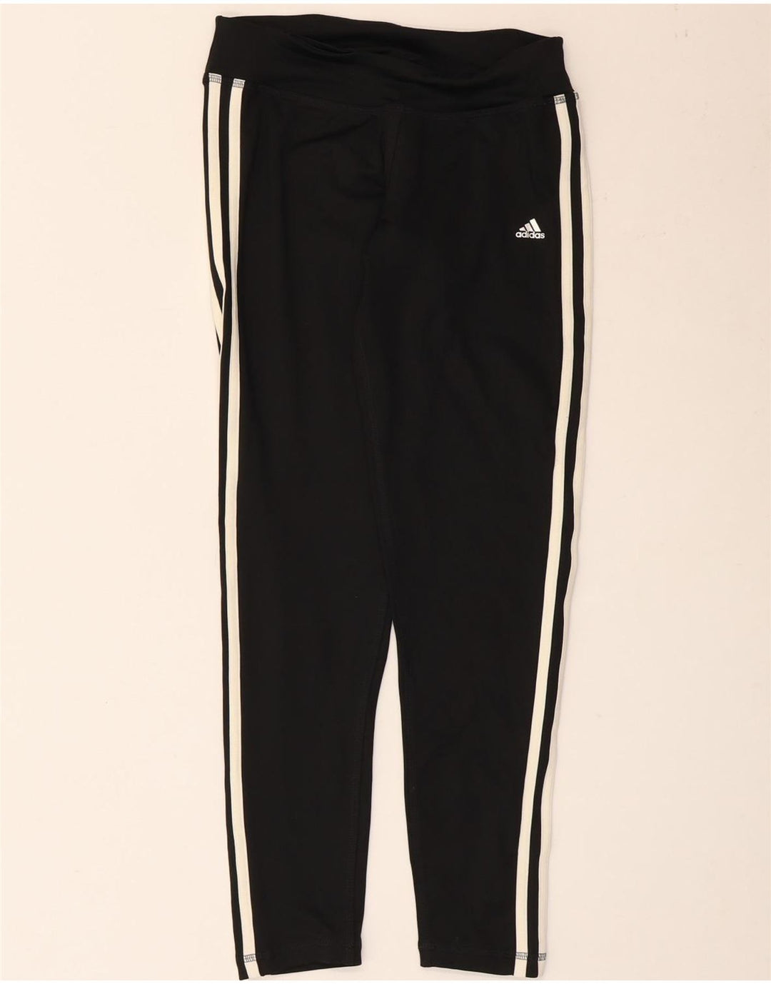 Adidas Womens Climalite Leggings UK 8/10 Small Black Polyester