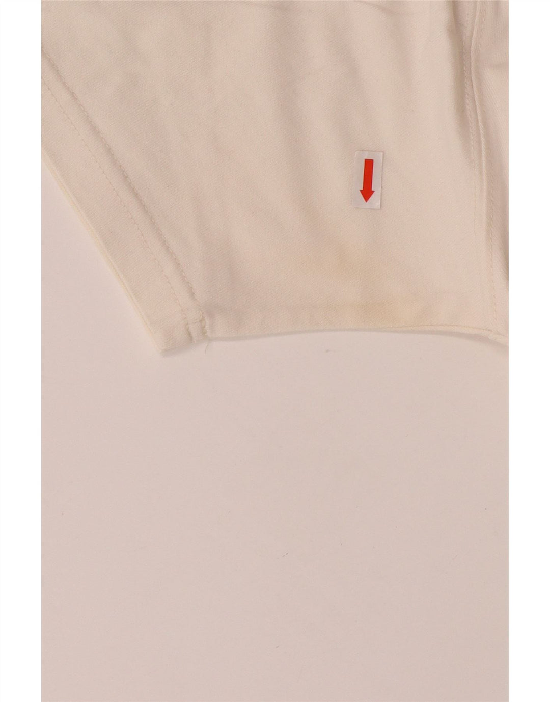 NEW BALANCE Mens T-Shirt Top Large Off White Cotton