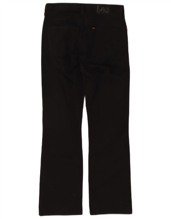Lee Womens Cameron Bootcut Casual Trousers W32 L33 Black Cotton