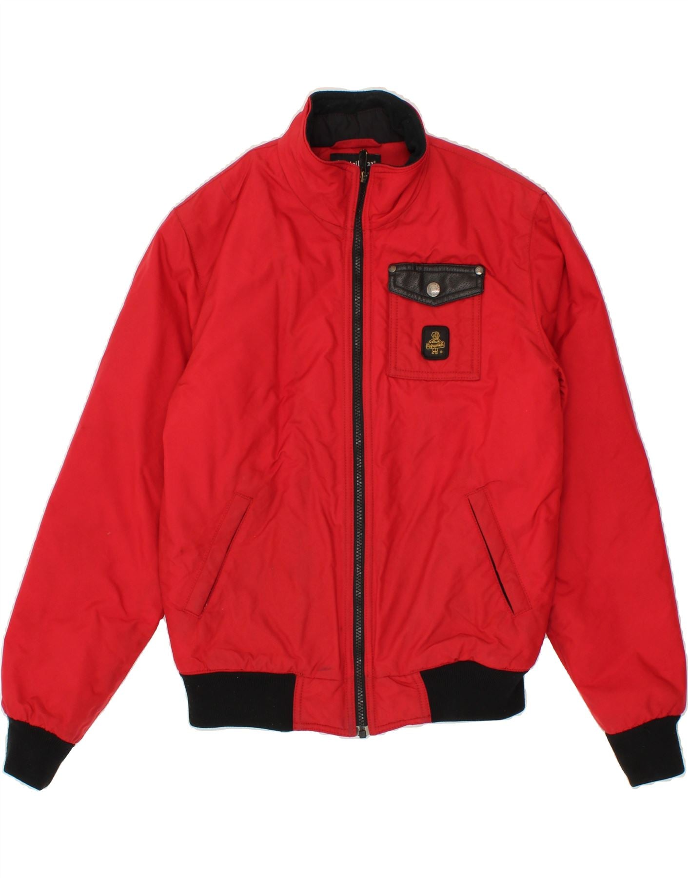 REFRIGIWEAR Giubbotto Bomber Ragazzi 13-14 Anni Nylon Rosso