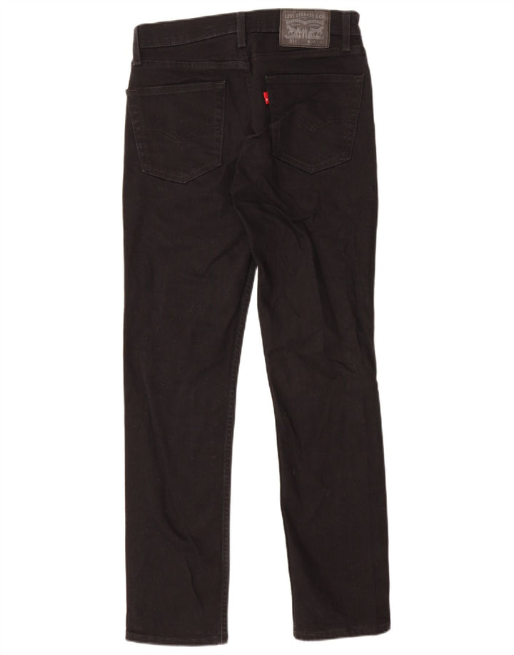 Levi's Mens 511 Slim Jeans W30 L32 Black Cotton