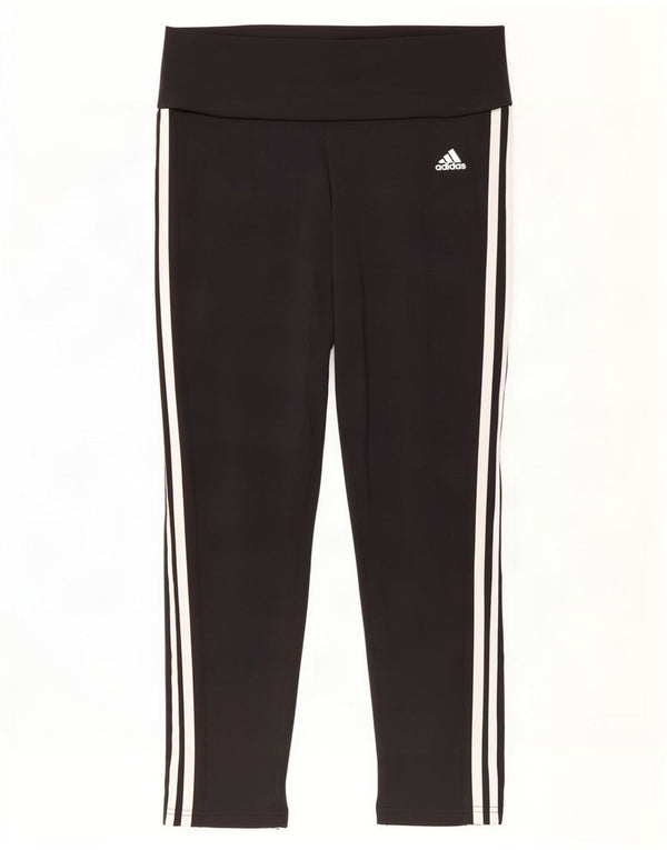 Adidas Womens Aeroready Leggings UK 16/18 Large Black Polyester