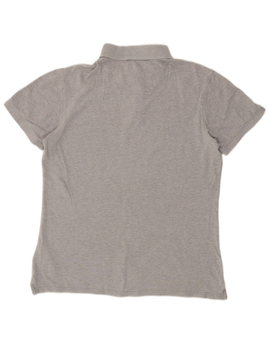 TIMBERLAND Mens Slim Fit Polo Shirt Medium Grey Cotton