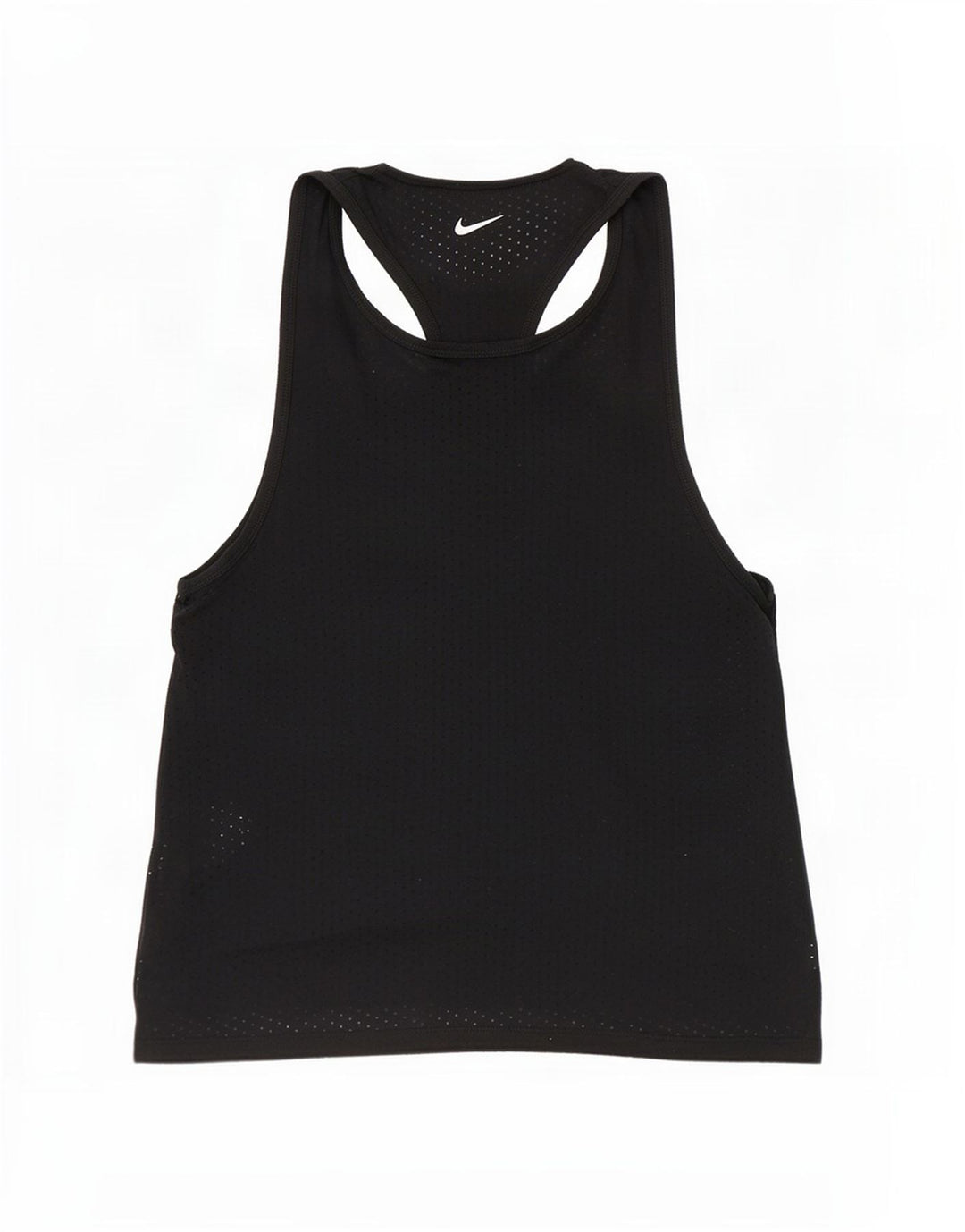 Nike Womens Dri Fit Vest Top UK 10 Small Black Polyester