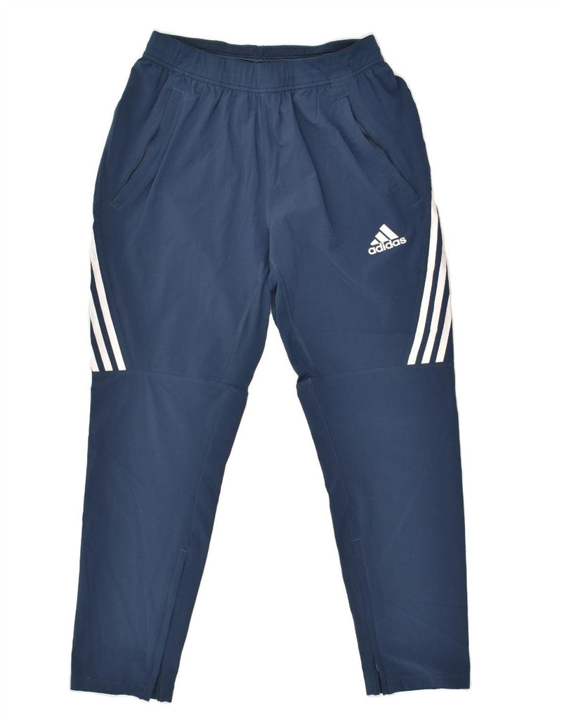 ADIDAS Mens Aeroready Tracksuit Trousers Medium Blue Polyester | Vintage Adidas | Thrift | Second-Hand Adidas | Used Clothing | Messina Hembry 