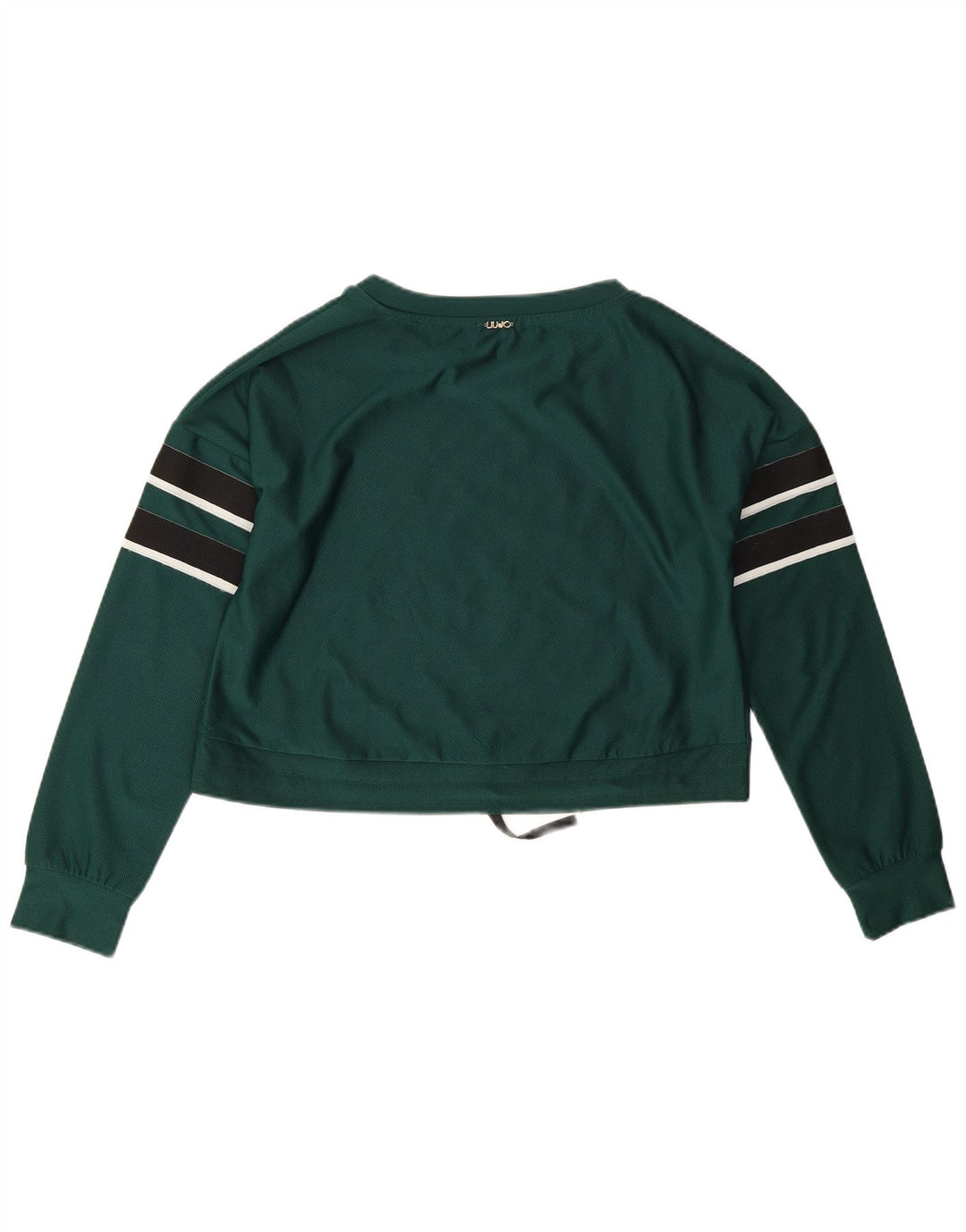 Liu Jo Womens Oversized Graphic Sweatshirt Jumper UK 10 Small Green