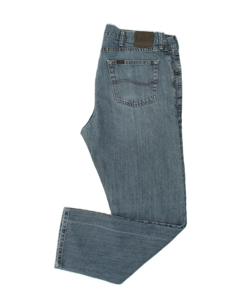 LEE Mens Straight Jeans W38 L32 Blue Cotton | Vintage Lee | Thrift | Second-Hand Lee | Used Clothing | Messina Hembry 