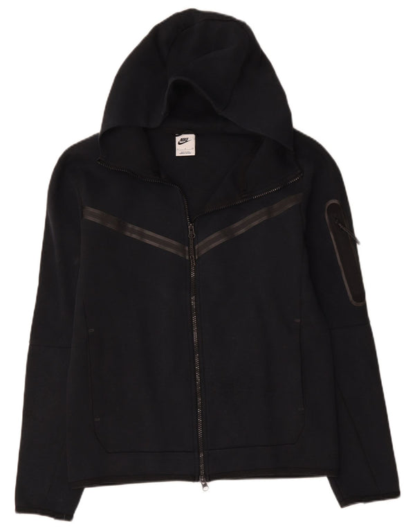 Nike Mens Zip Hoodie Sweater Small Navy Blue Cotton