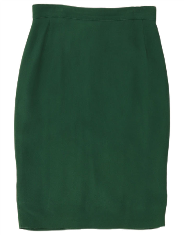 Gai Mattiolo Womens Pencil Skirt W30 Medium Green