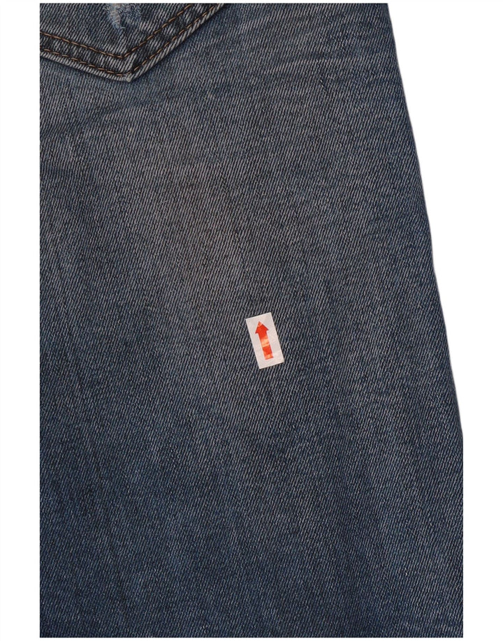 Diesel Mens Thommer Distressed Slim Skinny Jeans W31 L32 Blue Cotton