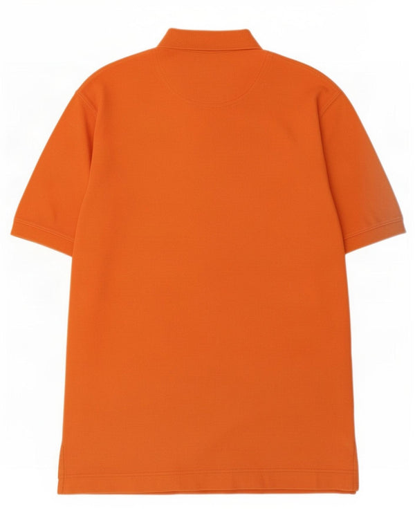 Timberland Mens Polo Shirt XS Orange Cotton