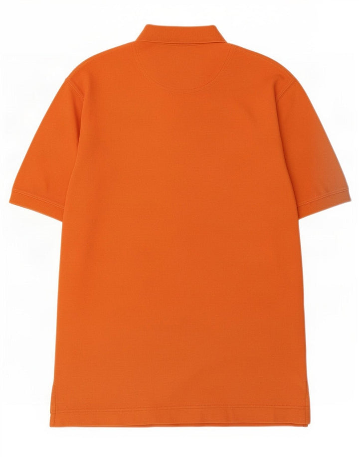Timberland Mens Polo Shirt XS Orange Cotton