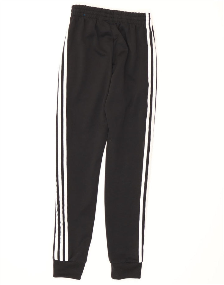 Adidas Mens Tracksuit Trousers Joggers XS Black Polyester