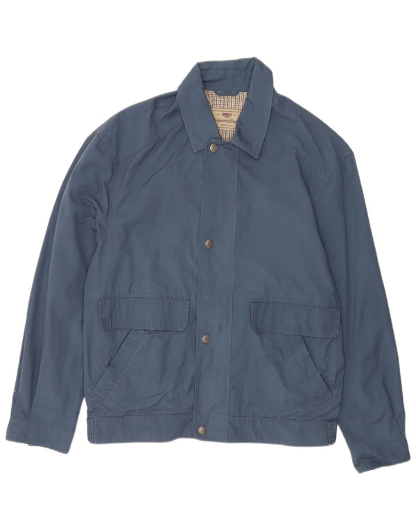 European Project Mens Bomber Jacket UK 40 Large Blue Polyester
