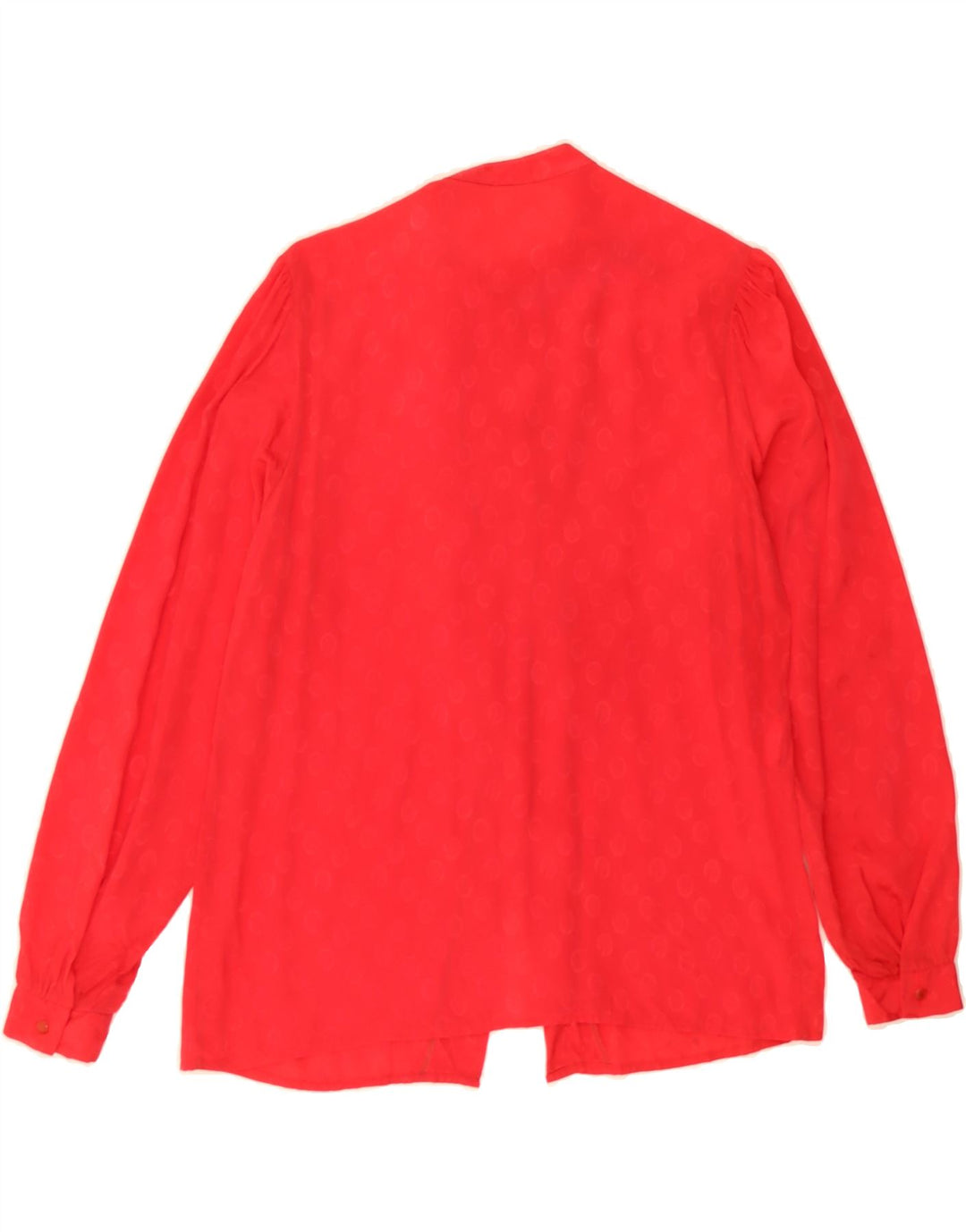 VINTAGE Womens Shirt Blouse UK 12 Medium Red Spotted Vintage Vintage and Second-Hand Vintage from Messina Hembry 