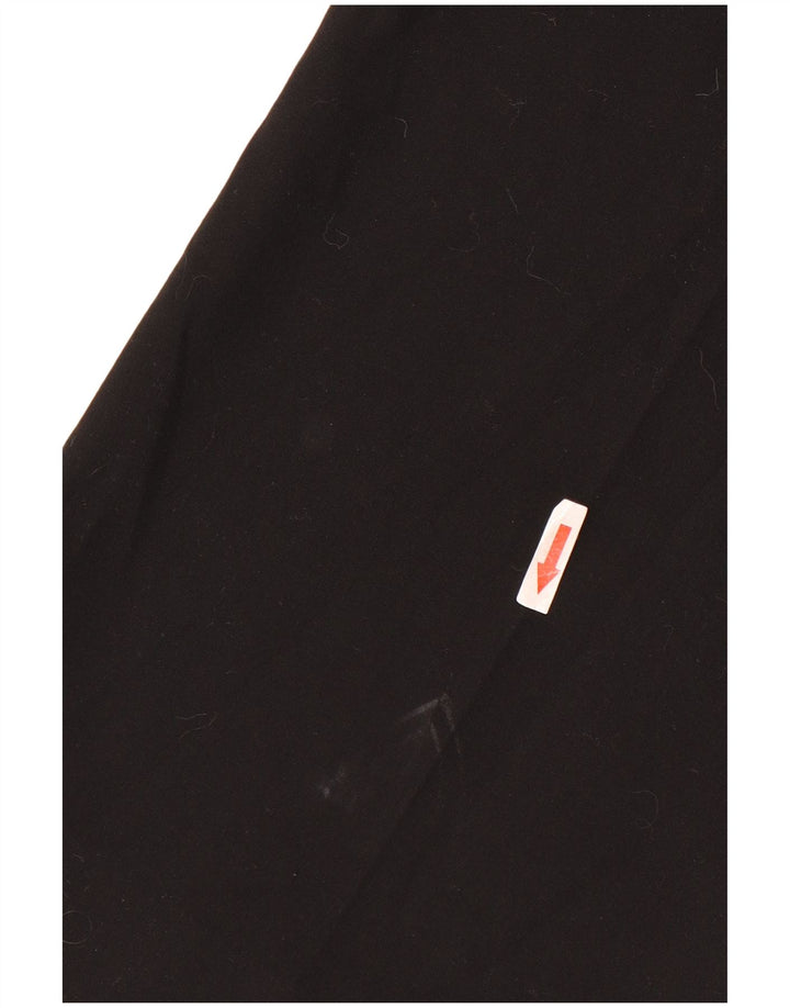 Zara Womens Straight Casual Trousers Medium W28 L32 Black