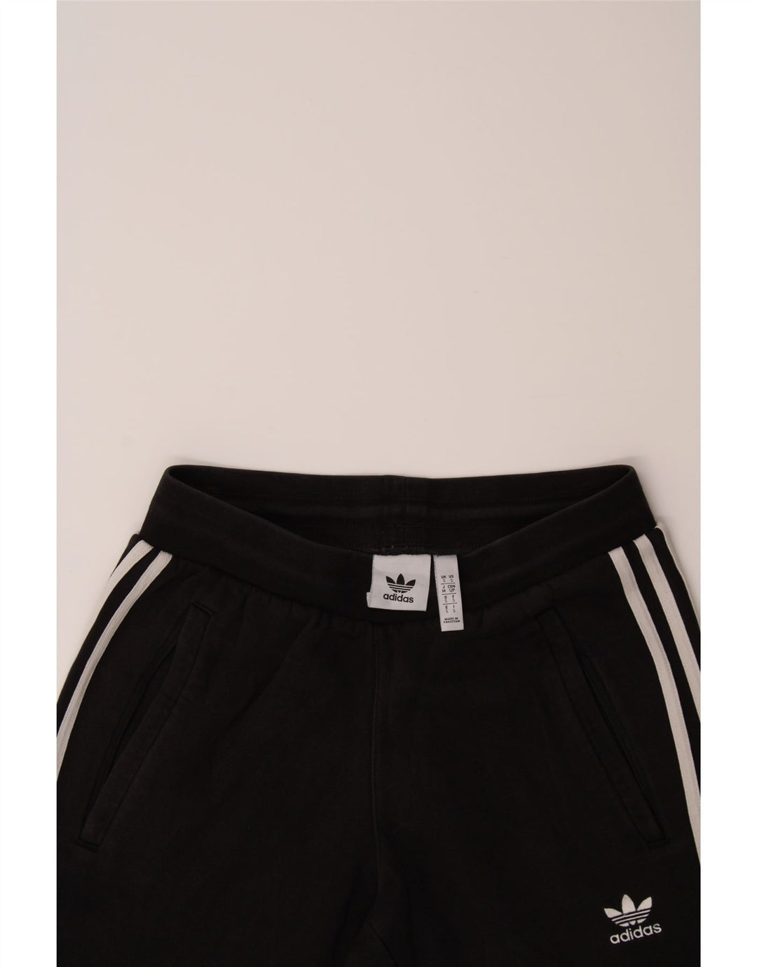 ADIDAS Mens Tracksuit Trousers Joggers Small  Black Cotton Vintage Adidas and Second-Hand Adidas from Messina Hembry 