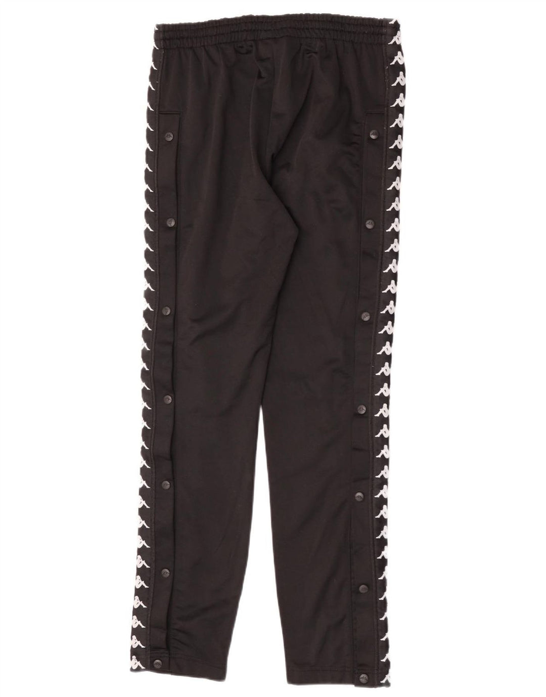 Kappa Mens Graphic Tracksuit Trousers Medium  Black Polyester
