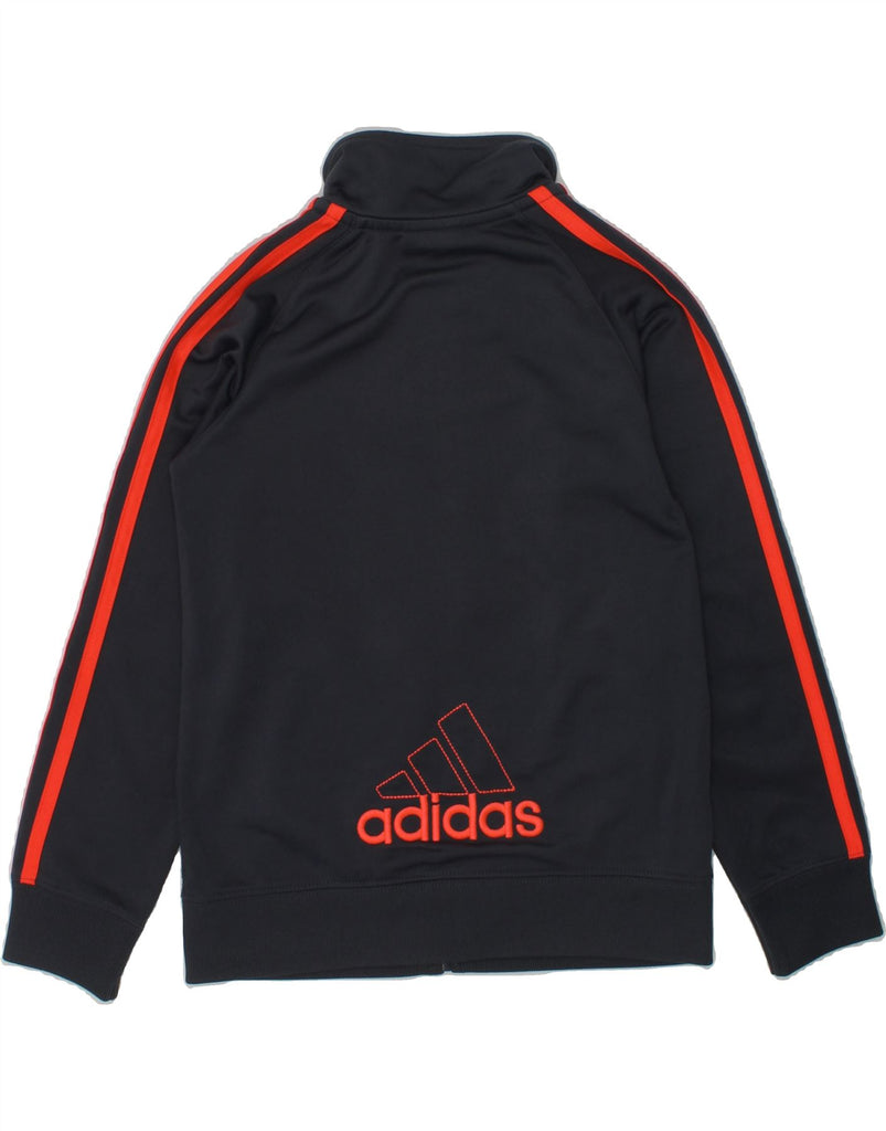 ADIDAS Boys Tracksuit Top Jacket 4-5 Years Grey Polyester | Vintage Adidas | Thrift | Second-Hand Adidas | Used Clothing | Messina Hembry 