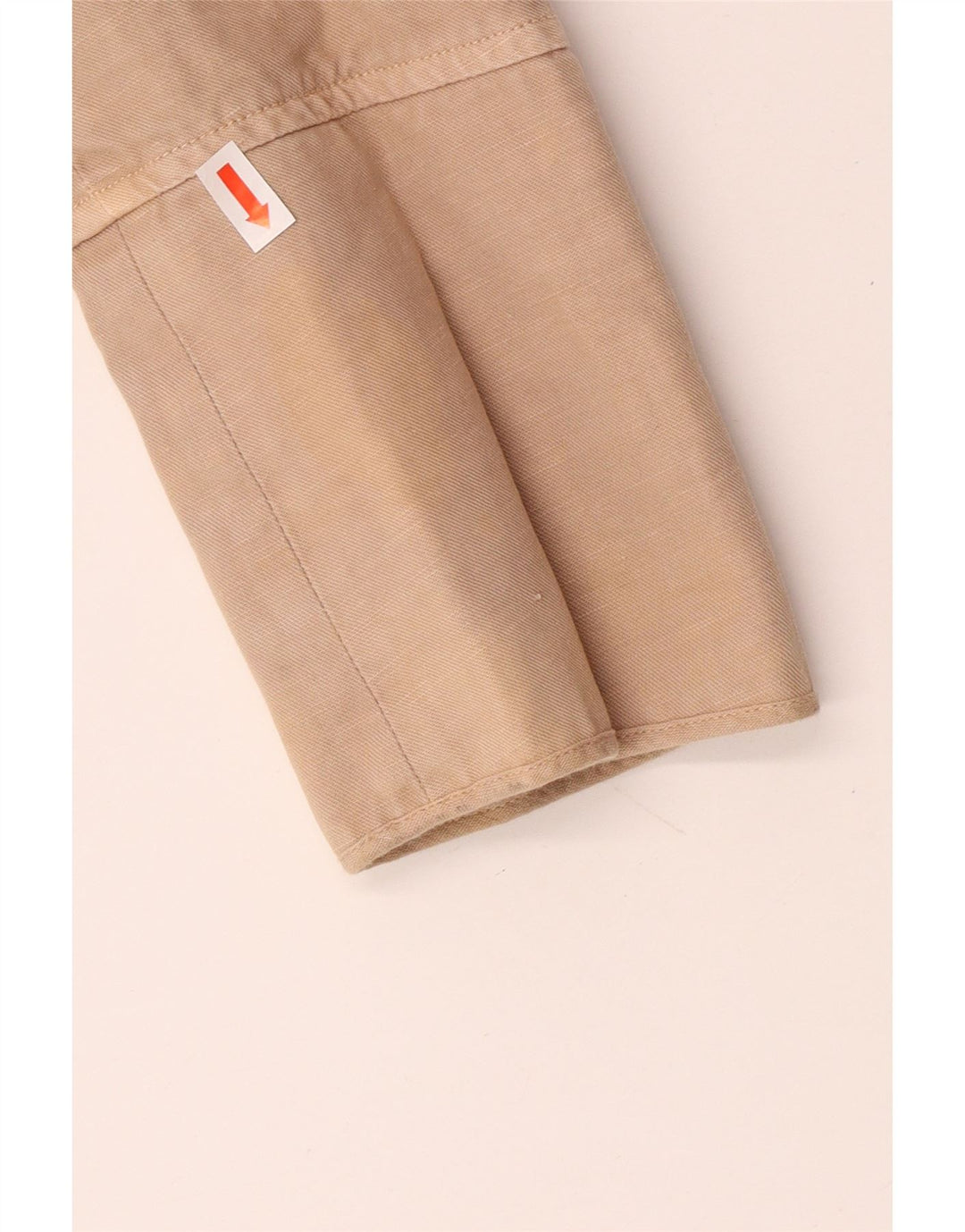 PINKO Womens 2 Button Blazer Jacket UK 8 Small  Beige Cotton