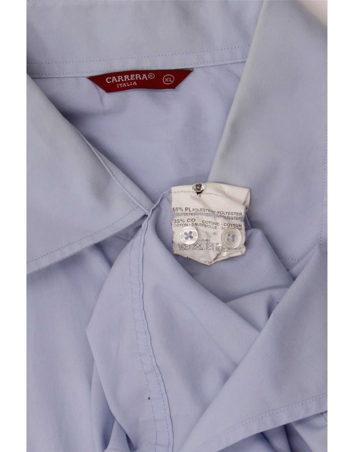 Carrera Mens Shirt XL Blue Polyester