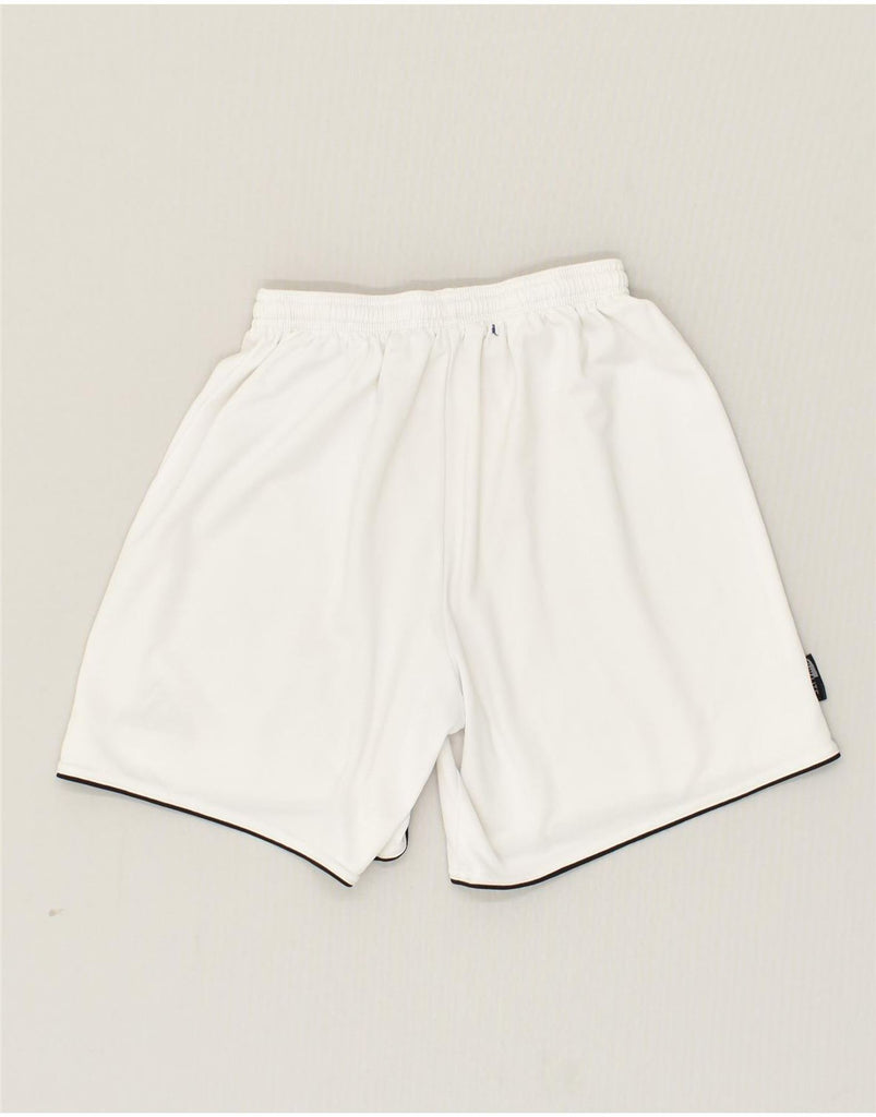 ADIDAS Boys Sport Shorts 5-6 Years XS  White Polyester | Vintage Adidas | Thrift | Second-Hand Adidas | Used Clothing | Messina Hembry 