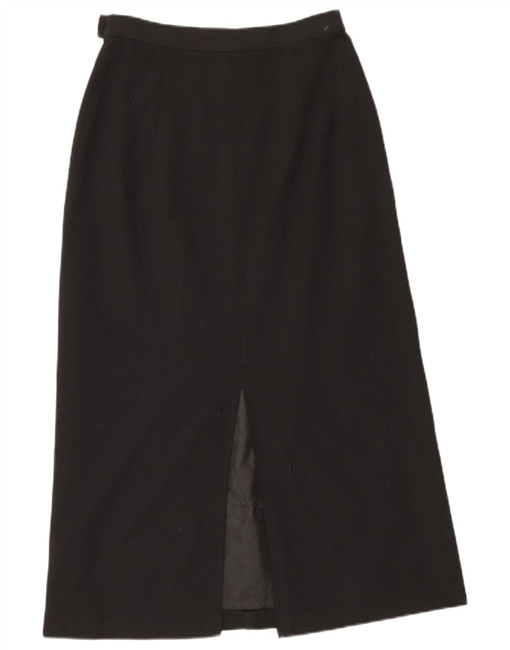 Marks & Spencer Womens Maxi Skirt UK 12 Medium W28  Black Polyester