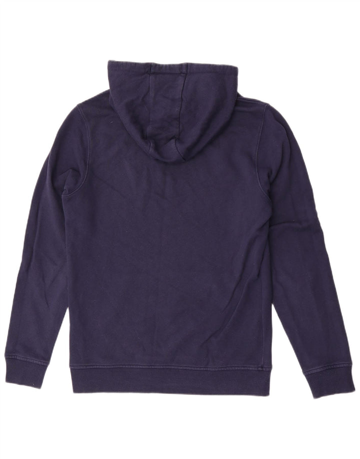 Lyle & Scott Mens Hoodie Jumper Small Navy Blue Cotton