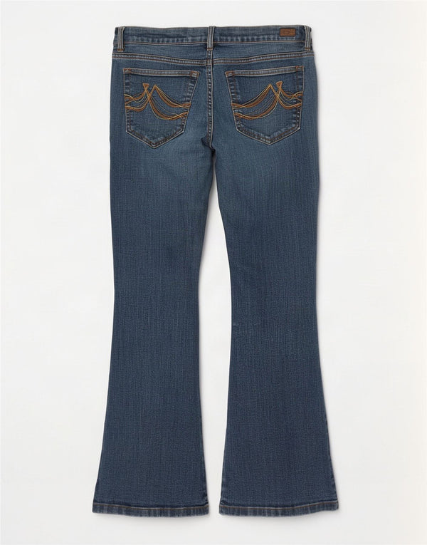 Dkny Womens Bootcut Jeans W30 L28 Blue