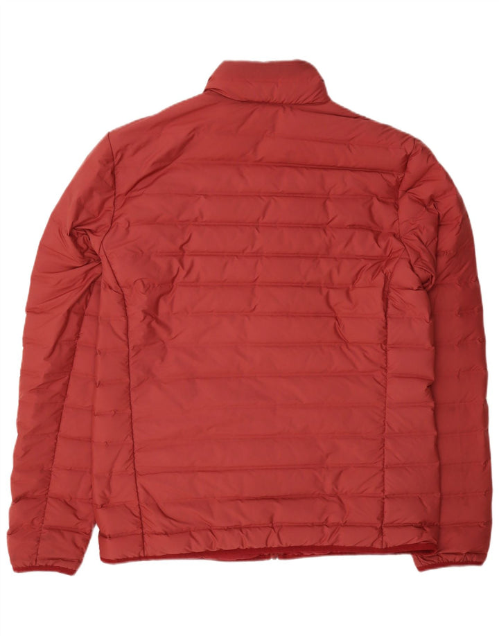 Adidas Mens Munster Rugby Padded Jacket UK 40 Large Burgundy Polyester