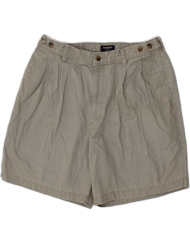 DOCKERS Mens Khakis Chino Shorts W36 Large Grey Vintage Dockers and Second-Hand Dockers from Messina Hembry 