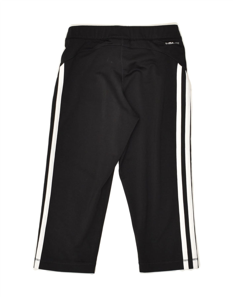 ADIDAS Girls Tracksuit Trousers 9-10 Years Black Polyester | Vintage Adidas | Thrift | Second-Hand Adidas | Used Clothing | Messina Hembry 