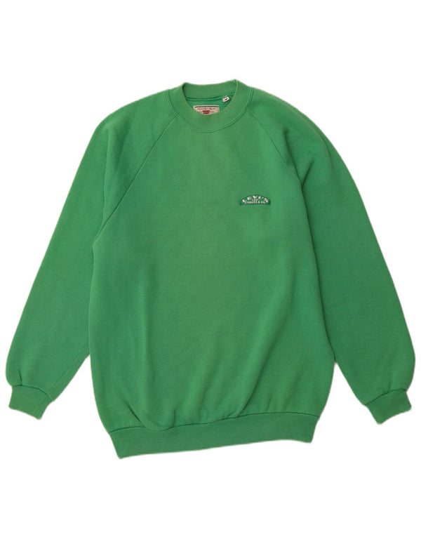 LEVI'S Mens Sweatshirt Jumper Medium Green Cotton