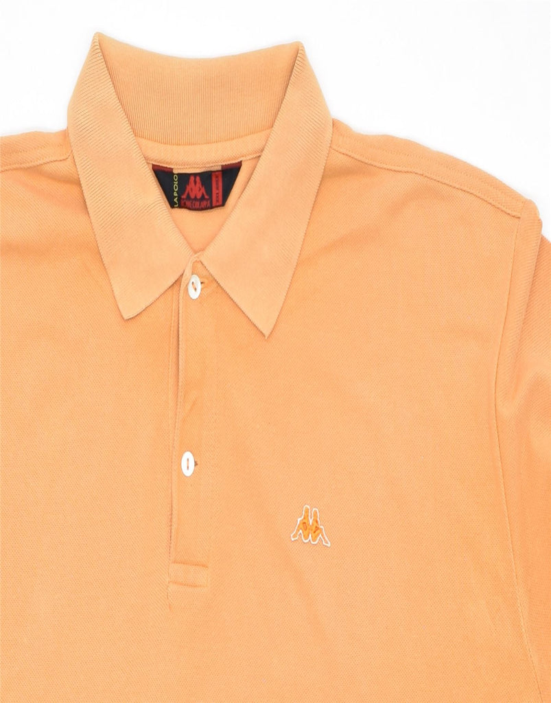 KAPPA Mens Polo Shirt 2XL Orange Cotton | Vintage | Thrift | Second-Hand | Used Clothing | Messina Hembry 