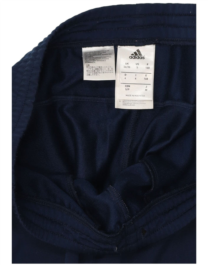 ADIDAS Mens Tracksuit Trousers Joggers UK 36/38 Small Navy Blue Polyester