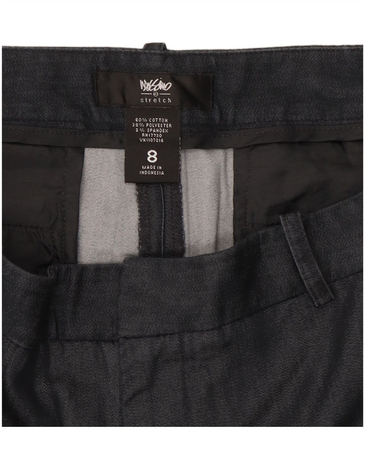 MOSSIMO Womens Chino Shorts US 8 Medium W30 Black Cotton