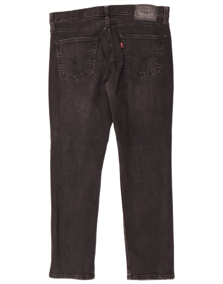 Levi's Mens 511 Slim Jeans W34 L30 Black Cotton