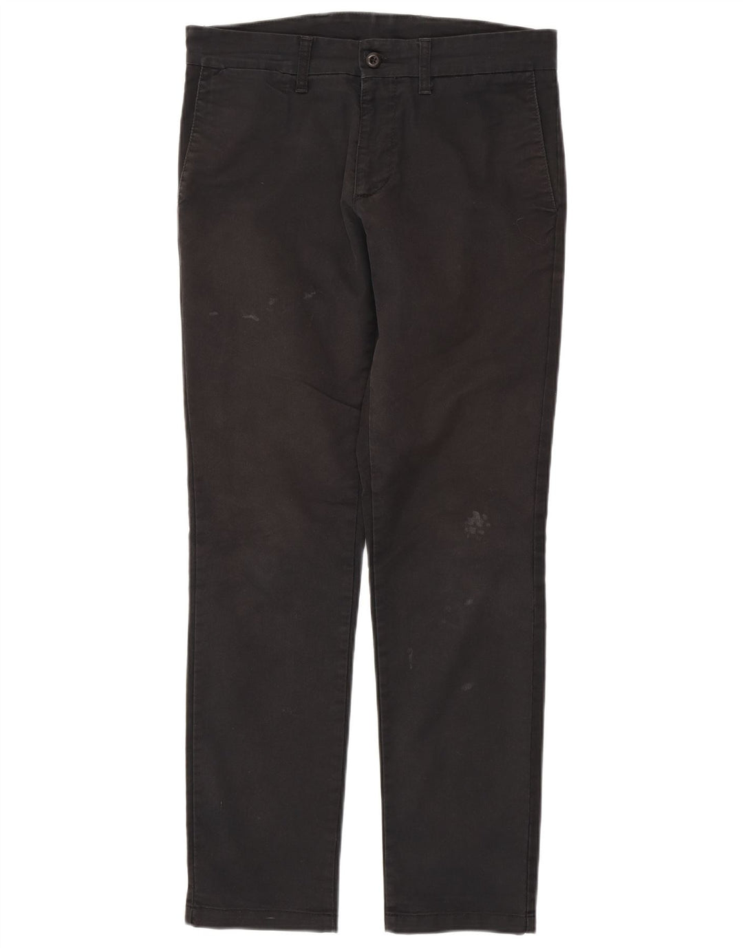 CARHARTT Mens Slim Chino Trousers W32 L32  Black Cotton