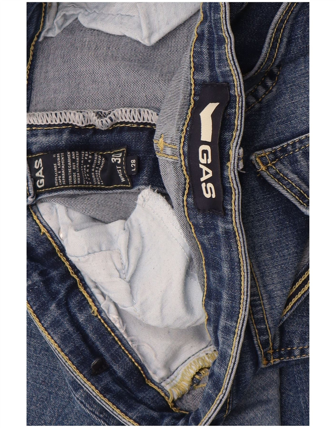 Gas Womens Skinny Jeans W30 L28 Blue