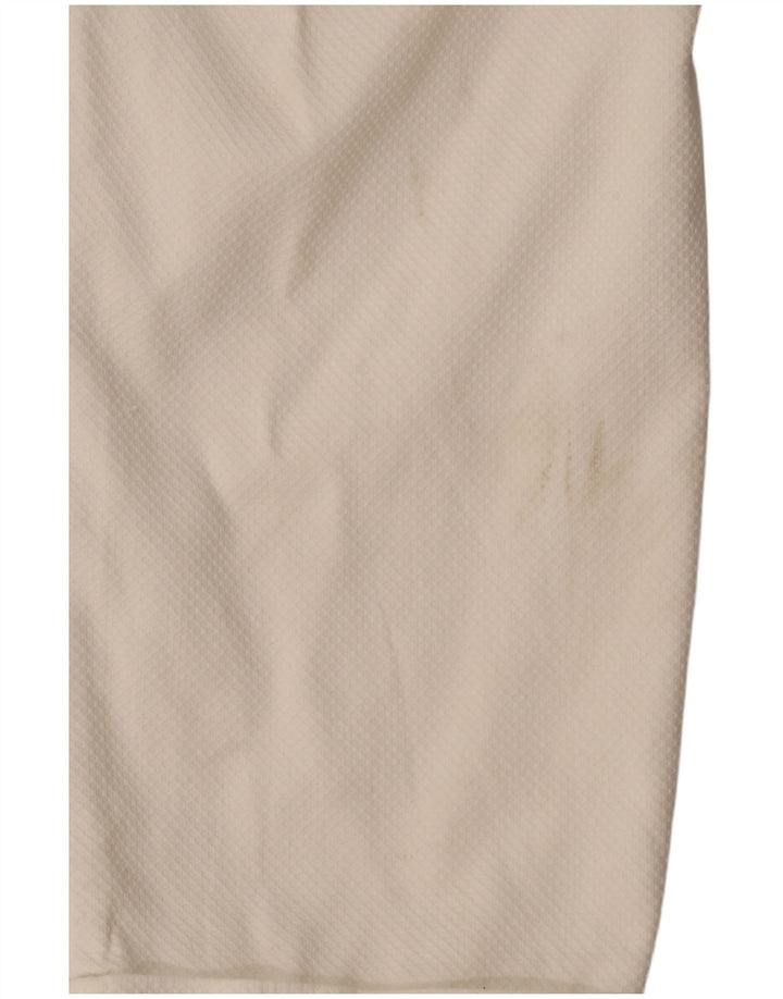 Fay Womens Straight Chino Trousers W30 L26 White Cotton
