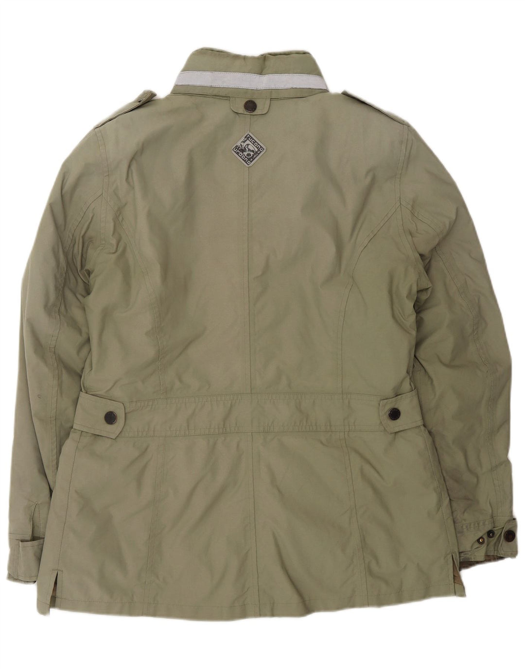 Tucano Urbano Womens Military Jacket IT 44 Medium Green Polychlorid