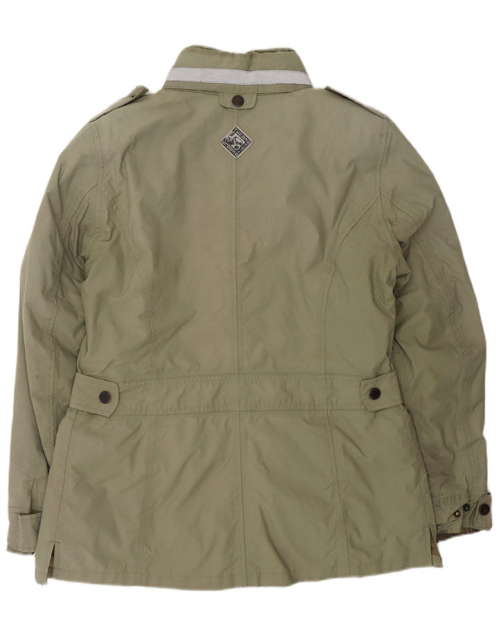Tucano Urbano Womens Military Jacket IT 44 Medium Green Polychlorid
