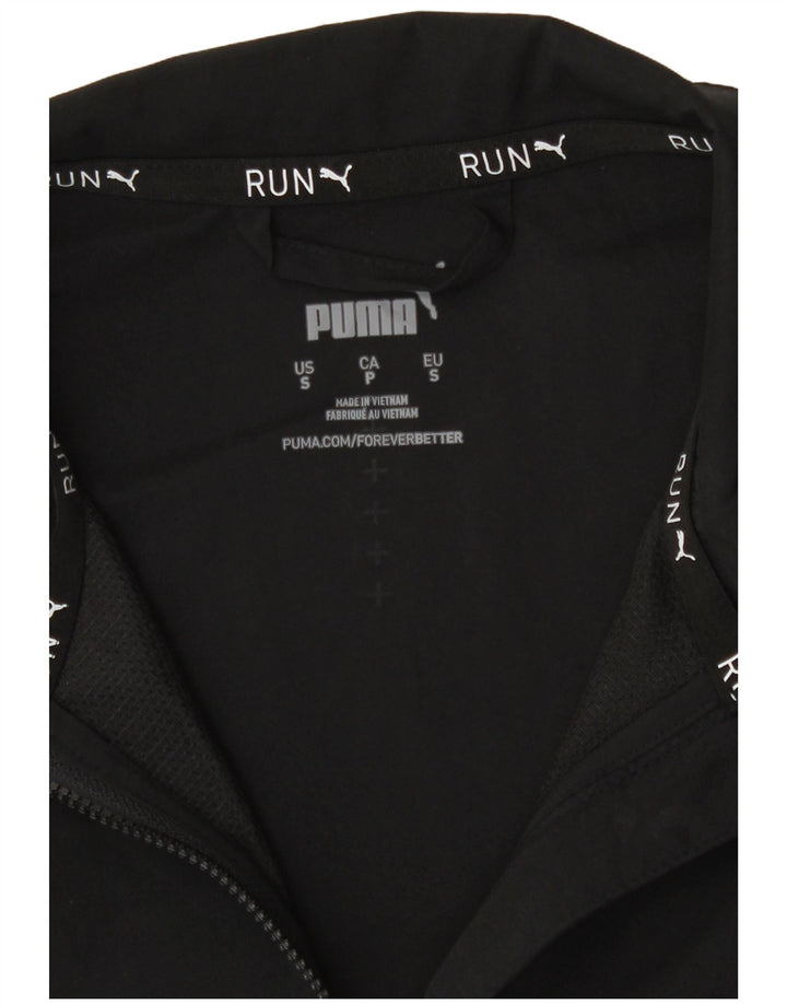 Puma Mens Tracksuit Top Jacket Small Black