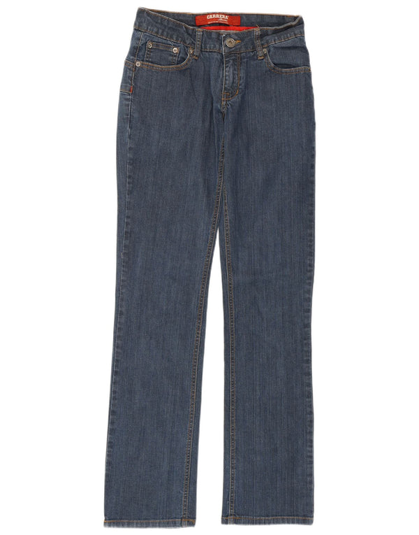 CARRERA Womens Straight Jeans IT 42 Medium W28 L33 Blue Cotton