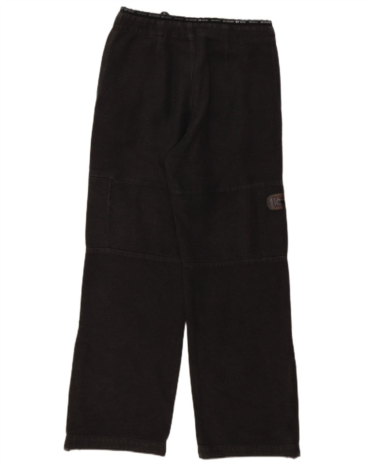 Diesel Womens Straight Cargo Trousers Medium W30 L30 Grey Cotton