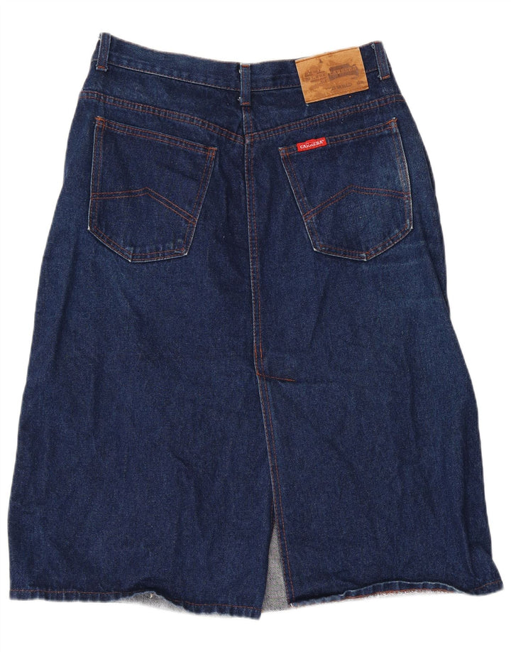 Carrera Womens Denim Skirt W36 XL  Navy Blue Cotton