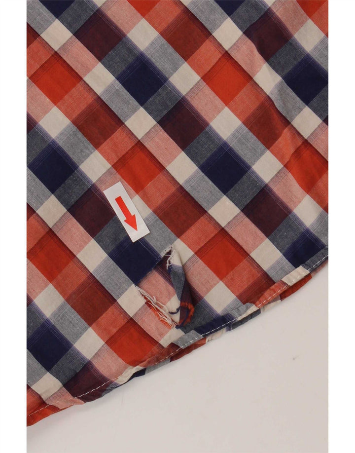 Carrera Mens Regular Fit Shirt XL Multicoloured Check Cotton