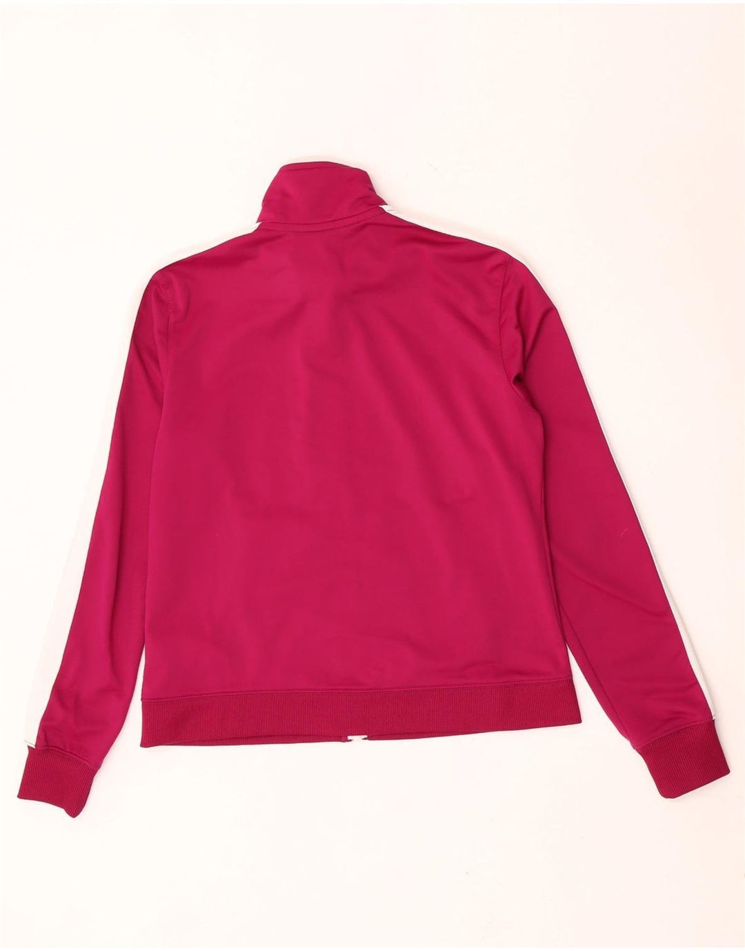 Nike Womens Tracksuit Top Jacket UK 10 Small Pink Polyester