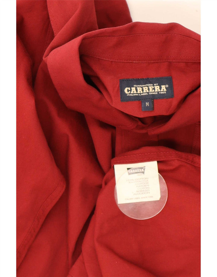 Carrera Mens Shirt Medium Red Cotton